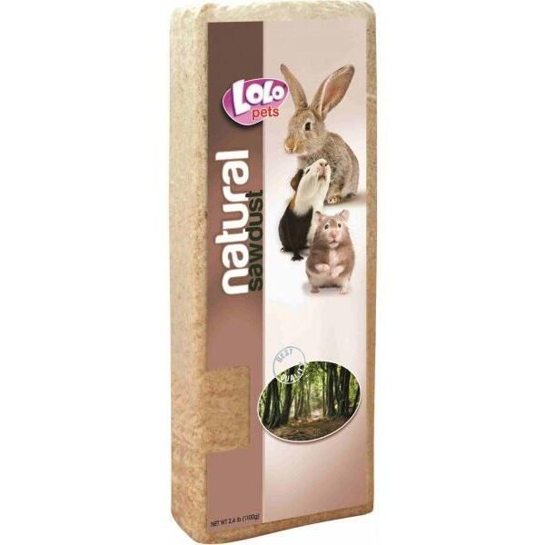 ნახერხი მღრღნელებისთვის 1100გრ / LoLo Pets natural sawdust for rodents 1100gr