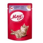 მიაუ ჟელე ინდაურის ხორცის სოუსით 1/85გრ