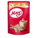 მიაუ ჟელე ქათმის ხორცის სოუსით 1/85გრ