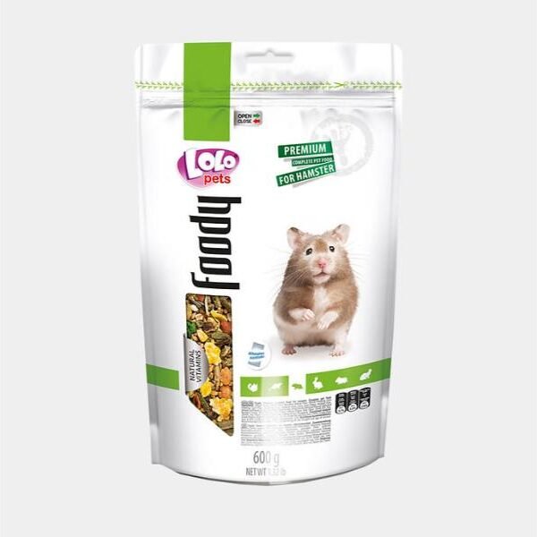 ზაზუნის საკვები 600გრ / Foody Premium food for hamsters 600gr