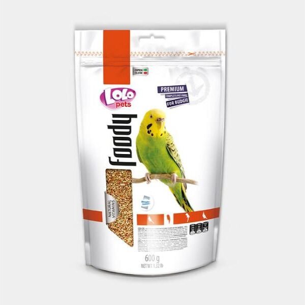 თუთიყუშის საკვები 600გრ / Foody Premium food for budgie 600gr