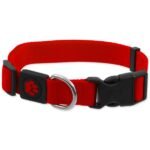 ძაღლის საყელო წითელი ზომა L  2,5x45-68 სმ