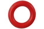ძაღლის სათამაშო  რეზინის წითელი წრე 9სმ / Dog toy circle red 9cm - Image 2