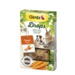 დროფსები სტაფილოთი მღრღნელებისა და კურდღლებისთვის 50გრ / Drops with carrot for rodents and pet rabbits 50gr