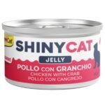 GimCat ქათამი და კრაბი  ჟელეში 70გრ /GimCat ShinyCat Jelly Chicken with Crab 70g