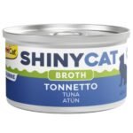 GimCat თინუსი ბულიონში 70 გრ / GimCat ShinyCat broth Tuna 70gr