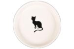 კერამიკის თასი შავი&თეთრი 180მლ 15სმ / Feeding dish Nala Round Black & White 180ml 15cm - Image 2