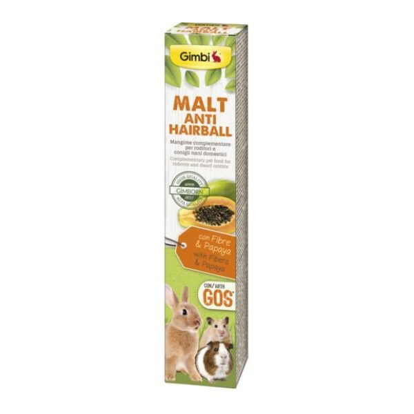 მალტ პასტა მღრღნელებისთვის 50გრ/ Gimbi Malt anti-hairball 50gr