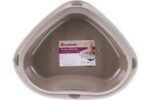 კატის ტუალეტის ყუთი - კუთხის S 49,5x39,5x17სმ / Cat Litter Box - Corner Sadio Taupe S 49.5x39.5x17cm