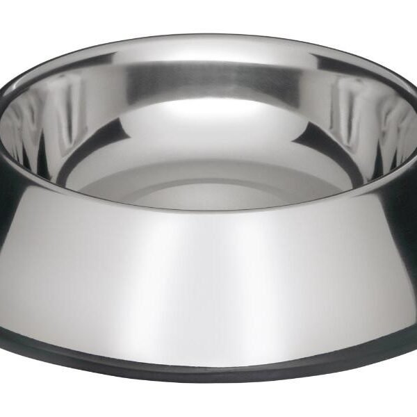 თასი უჟანგავი ფოლადის რეზინის ძირით 2700მლ/ bowl with a rubber base 2700ml