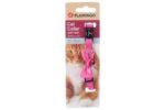 კატის საყელო ბაფთით - ვარდისფერი 20-35სმ 10მმ / Cat Collar with bow tie Castor Pink 20-35cm 10mm