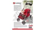 ეტლი ძაღლებისთვის - წითელი 45x76x90,5სმ / Buggy Damio Red 45x76x90,5cm - Image 6
