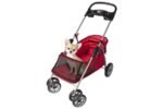 ეტლი ძაღლებისთვის - წითელი 45x76x90,5სმ / Buggy Damio Red 45x76x90,5cm