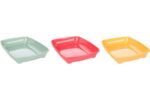 კატის ტუალეტი სხვადასხვა ფერის 28x37x6,5სმ / Cat Litter tray Palma Exoti mutiple colours 28x37x6,5cm - Image 2
