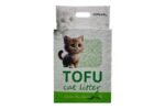 ტოფუ კატის ქვიშა მწვანე ჩაის არომატით 6ლ (2,530კგ) / Tofu Cat Litter Green tea 6L (2.530kg)