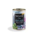 ძაღლის საკვები - დაკონსერვებული ირმის ხორცი, ქათმის გული და ბროკოლი 400გრ / Naturest gourmet city venison, Chicken Hearts&broccoli 400 gr