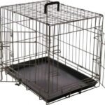 მეტალის გალია ძაღლებისთვის L 92x56x64სმ /  Wire cage Ebo Taupe L 92x56x64cm