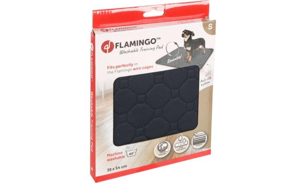 საწვრთნელი, მრავალჯერადი საფენი - ნაცრისფერი ზომა: S 54x38sm / Washable training antislip pad pasty grey size:S 54x38cm - ZooLife.ge