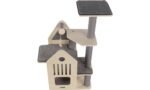 კატის სახლი/საფხაჭნი 82x38x114სმ / Cat Scratching tree Kaisa Grey & Beige 82x38x114cm - Image 2