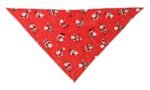 ძაღლის საშობაო ბენდენა მიკ წითელი 60x31სმ / Christmas Bandana Mik Red 60x31cm - Image 3