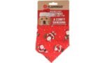 ძაღლის საშობაო ბენდენა მიკ წითელი 60x31სმ / Christmas Bandana Mik Red 60x31cm - Image 2