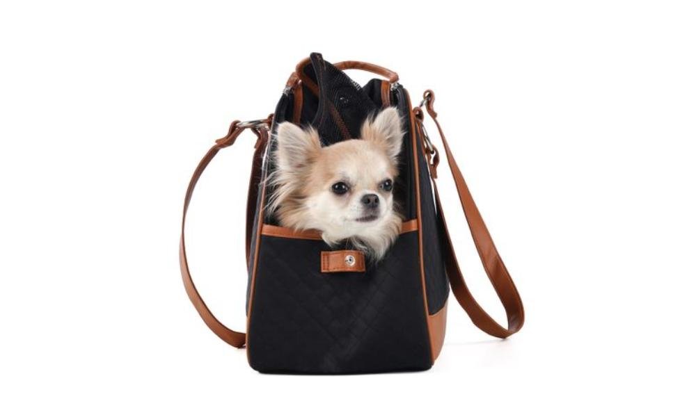 CARRYING BAG PADDIE BLACK 41x19x30CM - ZooLife.ge