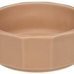 საკვებისა და სასმელის კერამიკის თასი - ვარდისფერი 12x4,5სმ 300მლ /  Feeding and drinking bowl Valerio Round Pink 12x4,5cm 300ml