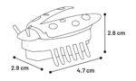 კატის სათამაშო ჭიამაია / Cat Toy Spredda Ladybug Red - Image 4