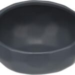 საკვებისა და სასმელის თასი Unic Round მუქი ლურჯი 13,5x13x7სმ 320მლ / Feeding and drinking bowl Unic Round Dark blue 13,5x13x7cm 320ml