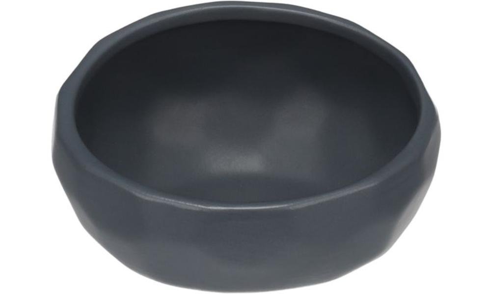 საკვებისა და სასმელის თასი Unic Round მუქი ლურჯი 13,5x13x7სმ 320მლ / Feeding and drinking bowl Unic Round Dark blue 13,5x13x7cm 320ml - ZooLife.ge