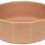 საკვებისა და სასმელის კერამიკის თასი – ვარდისფერი 16x6სმ 800მლ / Feeding and drinking bowl Valerio Round Pink 16x6cm 800ml