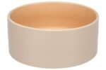 თასი სასმელი/საკვები - კერამიკა კრემისფეი/ფორთოხლისფერი 16x6სმ 800მლ / Feeding and drinking bowl Anca Round Beige & Orange 16x6cm 800ml