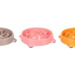 საკვები თასი ლეკვებისთვის ნელი კვებისთვის 300მლ S 16x16x3,5სმ / Bini RoundFeeding bowl Slow feeder Puppy Bini Round Multiple colours 300ml S 16x16x3,5cm