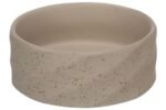 თასი სასმელი/საკვები - კერამიკა ნაცრისფერი 13,5x5სმ 450მლ / Feeding and drinking bowl Hasel Round Grey 13,5x5cm 450ml