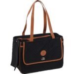 CARRYING BAG NOENIE BLACK 41x20x28CM