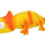 ძაღლის სათამაშო ლიზი ქამელეონი ყვითელი 12x32x8სმ / DT Toy Lizzy Chameleon Yellow 12x32x8cm