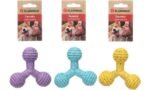 ძაღლის სათამაშო ლატექსის ფიგურა S 11x4x11სმ / Dog Toy Freckles Tripod Multiple colours S 11x4x11cm