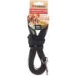 Dog Training and tracking leash Caspar Black 5m 13mm