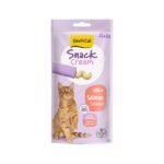 GimCat-ის სნექი - ორაგულის კრემი 15გრ / Gimcat Snack Cream salmon 15gr