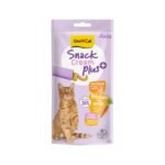 GimCat-ის სნექი კრემი - ქათამი&სტაფილო 15გრ / Gimcat Snack cream plus Chicken with carrots 15gr