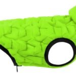 ძაღლის ქურთუკი AiryVest UNI ორმხრივი, ზომა S 33სმ, მწვანე-შავი /  Dog jacket AiryVest  UNI reversible, size S 33, green- black