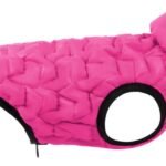 ძაღლის ქურთუკი AiryVest UNI ორმხრივი, ზომა M 48სმ, ვარდისფერი-შავი /  Dog jacket AiryVest  UNI reversible, size M 48, pink-black