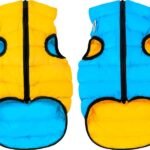 ქურთუკი ძაღლებისთვის AiryVest ორმხრივი საყელოიანი  "თავისუფლების ფერები", ზომა M 45 / Reversible Dog Jacket AiryVest, "Colors of freedom", size M 45