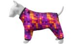 ძაღლის ჰაერგაუმტარი ტანსაცმელი "3D Cubes" XS 30 სმ / WAUDOG Clothes dog windbreaker "3D Cubes" design, XS 30, В 43-45 cm, С 27-30 cm - Image 2