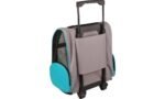 ცხოველის გადასაყვანი ჩანთა ბორბლებით ნაცრისფერი/ცისფერი 38x26x46 სმ / Trolley tirza 38x26x46cm - Image 2