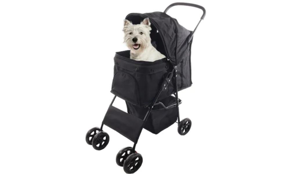 ეტლი ცხოველებისთვის შავი 46x81.5x98სმ / Buggy Anda Black 46x81,5x98cm - ZooLife.ge