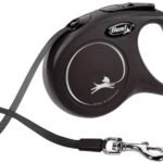 Flexi – ძაღლის სატარებელი რულეტკა შავი S 5მ 15კგ / Flexi Retractable leash Classic Tape Black S 5m 15kg
