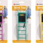 თუთიყუშის სათამაშო კიბე+სარკე 6x2.4x20.5სმ / Parakeet toy Treda Ladder Multiple colours 6x2.4x20.5cm