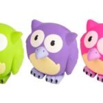 ძაღლის სათამაშო ლატექსის ბუ  L 10სმ /  Dog Toy Warner Owl Multiple colours L 10cm