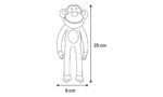 ძაღლის სათამაშო მაიმუნი ლატექსის 25 სმ / Dog  Toy Warner Monkey 25 cm - Image 5